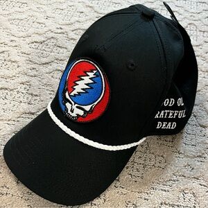 🐢 '25 Grateful Dead Band Good Ole' GD Skeleton Side New Snap Back Stealy Hat